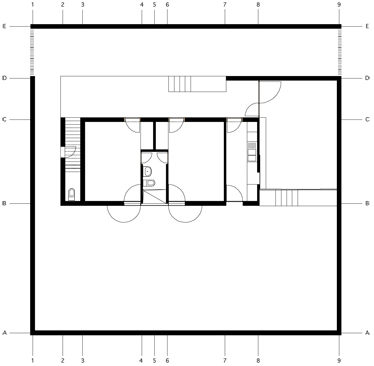 family guest house, floor plan