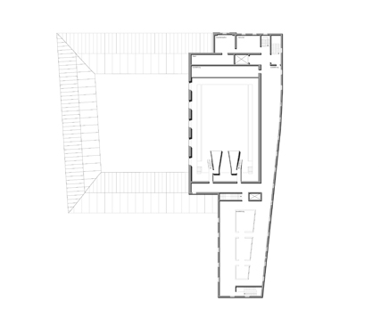 arthall schweinfurt competition, upper floor plan